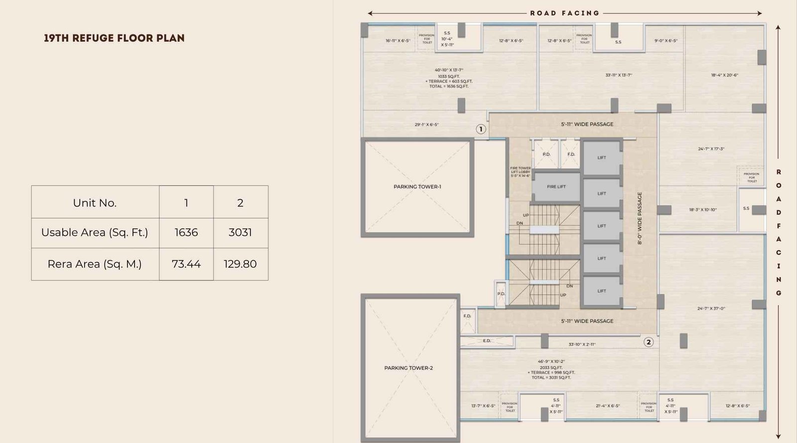Infinity-One-Zatpat-Wagle-19th-Floor-Plan